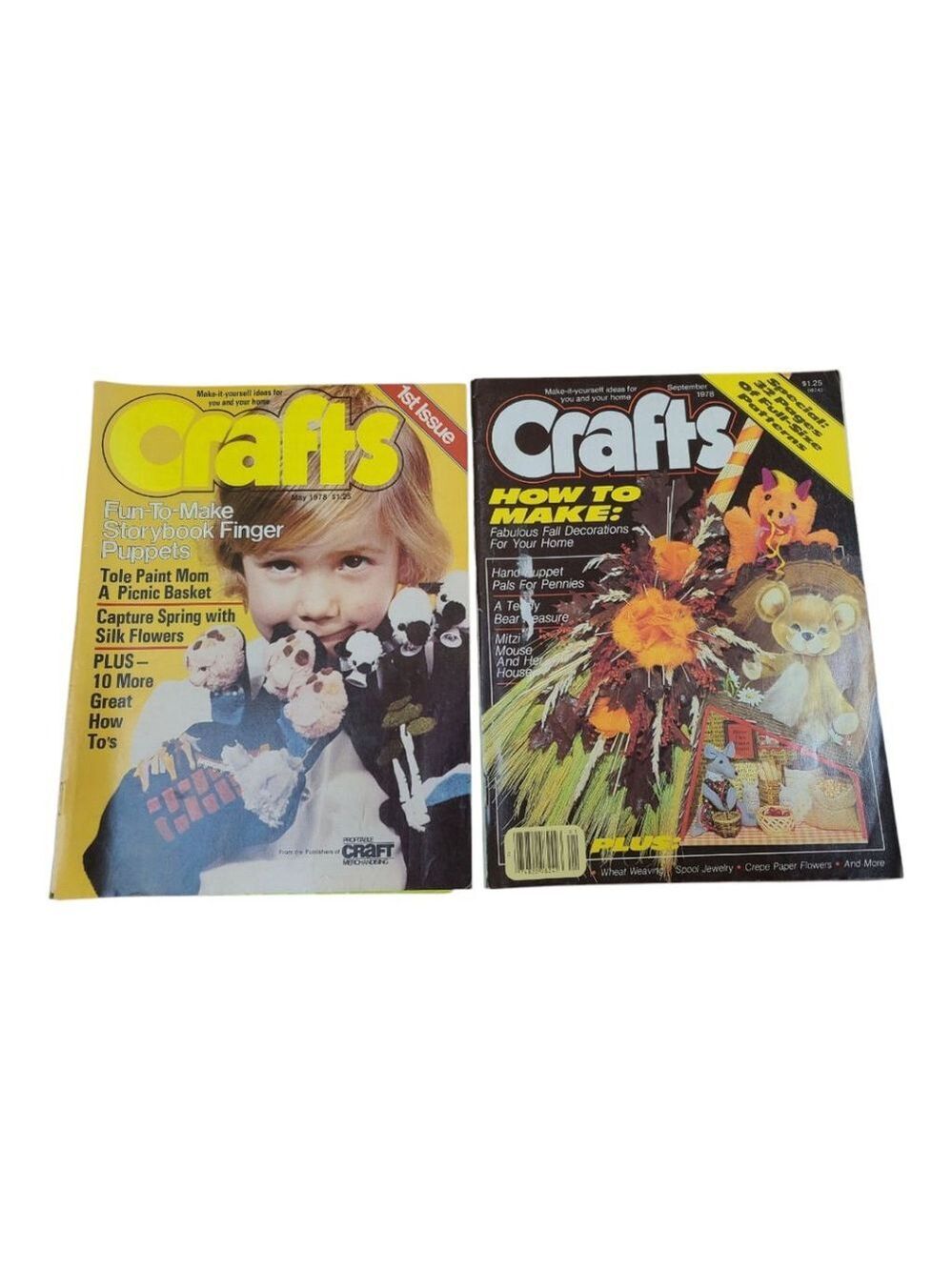 1978 Crafts Magazine Lot, May & September Issues